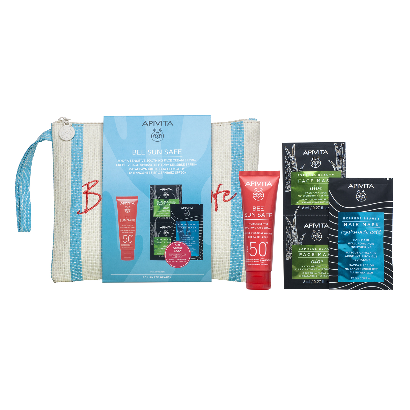 Hydra Fresh Face Gel Cream SPF50 + GIFT Express Face Mask Aloe & Hair